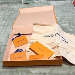 Louis Vuitton Orange and Cream Gift Set